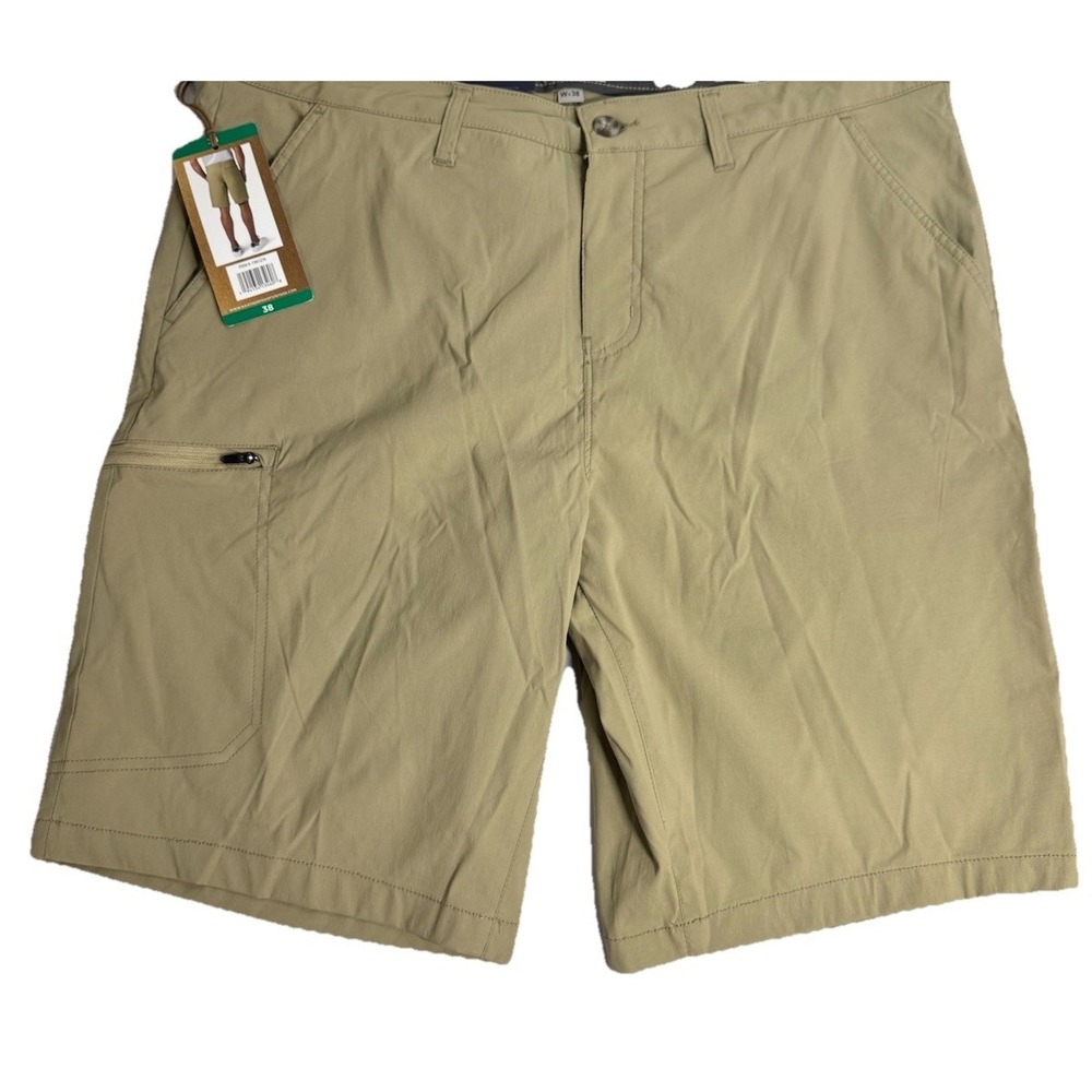 Weatherproof‎ Men's Packable Hybrid Trail Short, Tan, 38 Dadcore